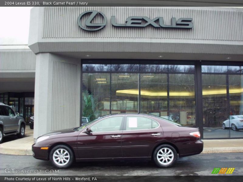 Black Garnet Pearl / Ivory 2004 Lexus ES 330