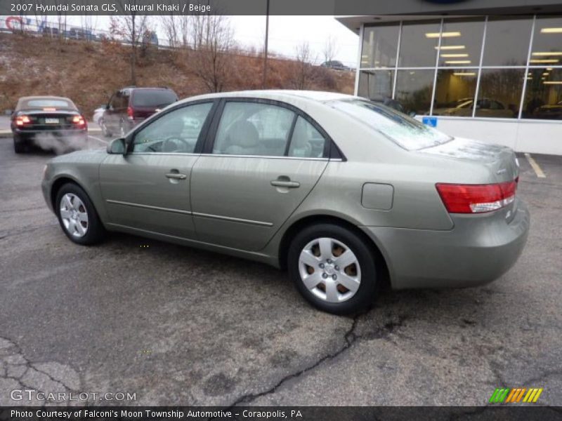 Natural Khaki / Beige 2007 Hyundai Sonata GLS