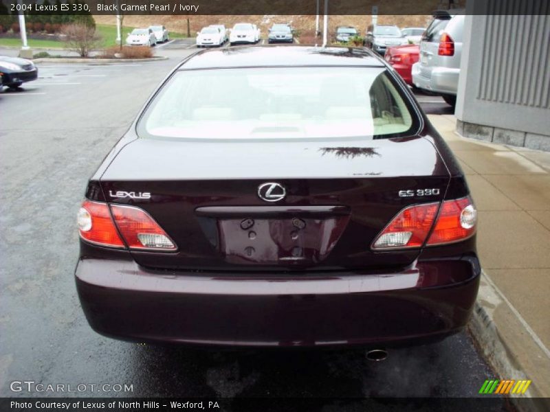Black Garnet Pearl / Ivory 2004 Lexus ES 330