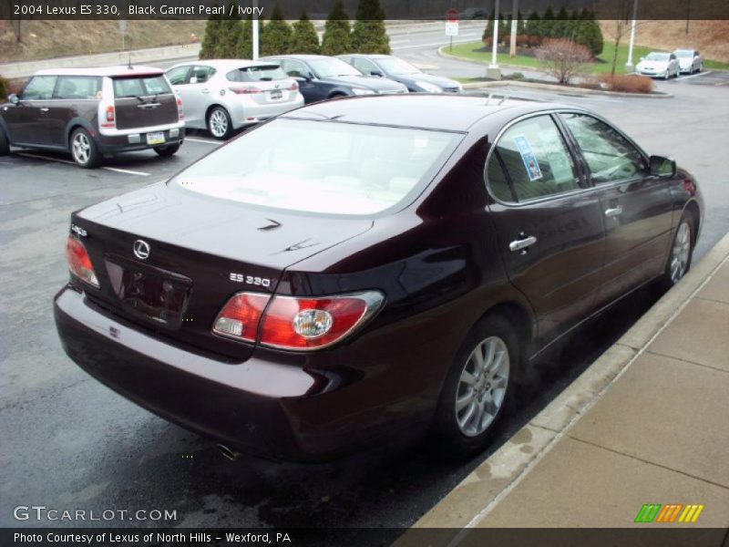 Black Garnet Pearl / Ivory 2004 Lexus ES 330