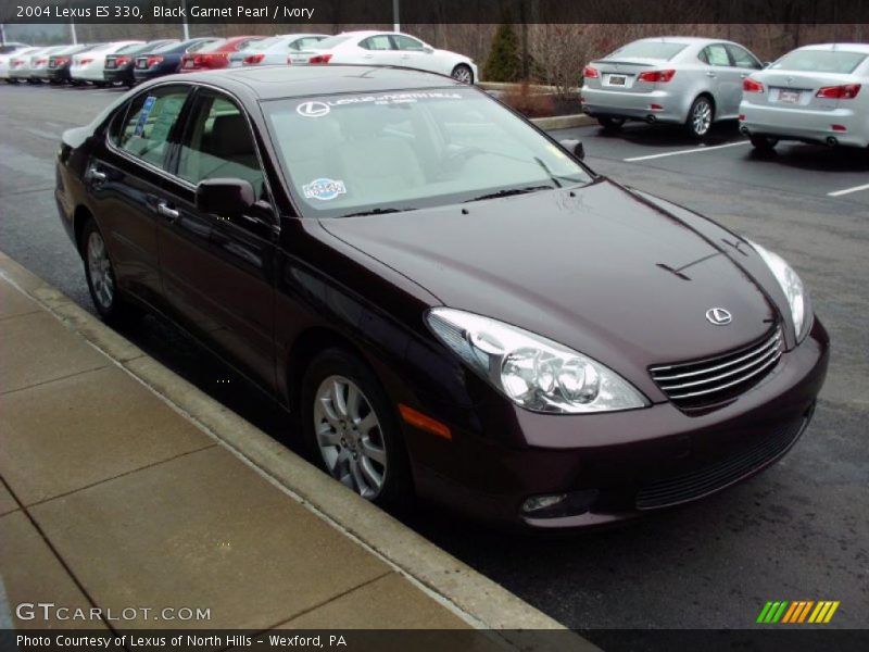Black Garnet Pearl / Ivory 2004 Lexus ES 330