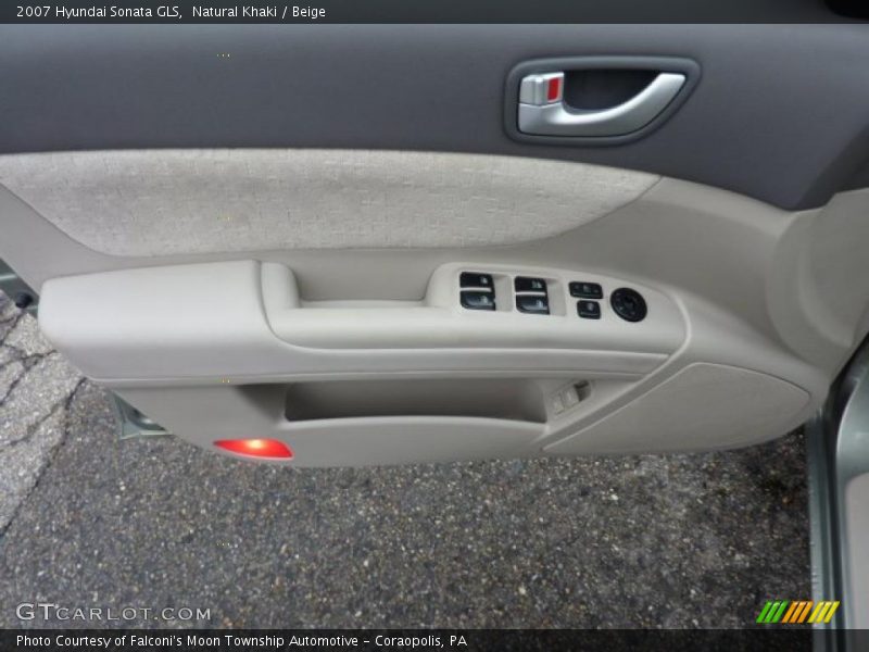 Natural Khaki / Beige 2007 Hyundai Sonata GLS