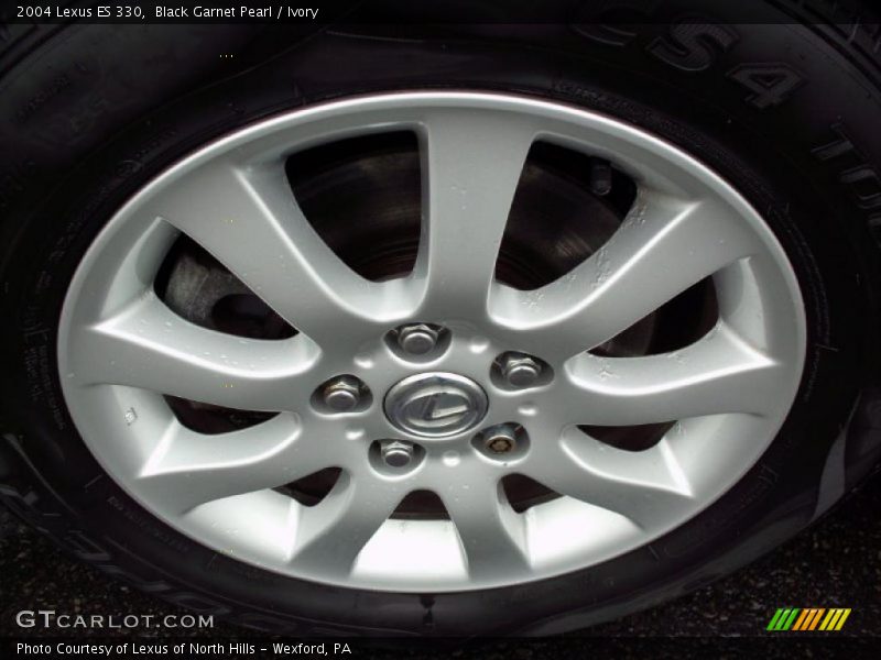 Black Garnet Pearl / Ivory 2004 Lexus ES 330