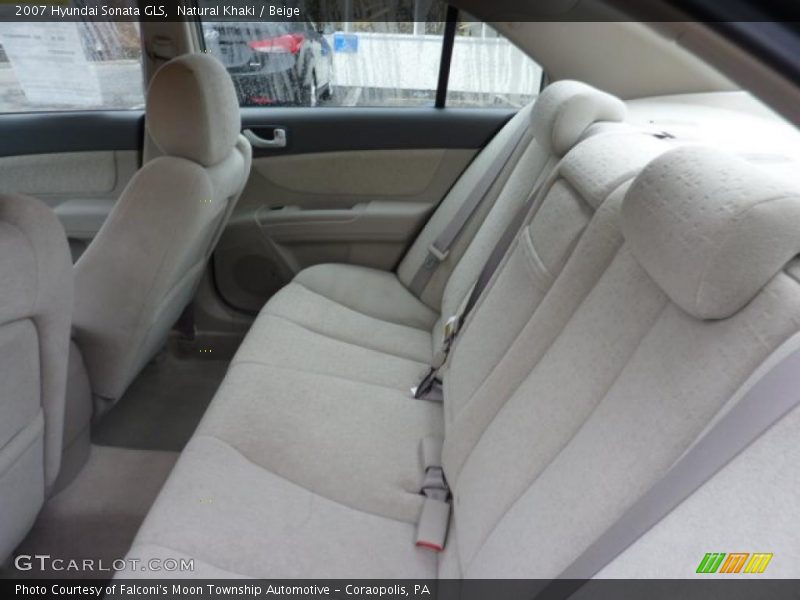 Natural Khaki / Beige 2007 Hyundai Sonata GLS