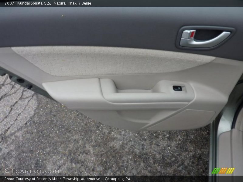Natural Khaki / Beige 2007 Hyundai Sonata GLS