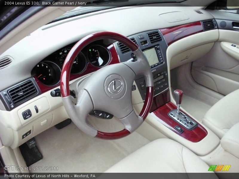 Black Garnet Pearl / Ivory 2004 Lexus ES 330
