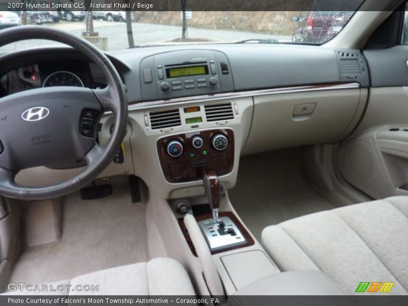 Natural Khaki / Beige 2007 Hyundai Sonata GLS
