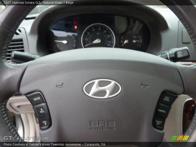 Natural Khaki / Beige 2007 Hyundai Sonata GLS