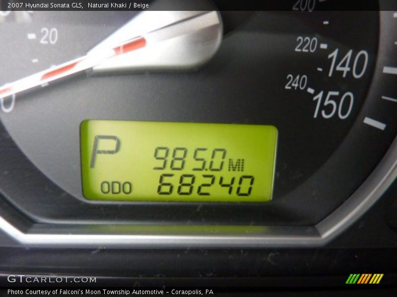 Natural Khaki / Beige 2007 Hyundai Sonata GLS