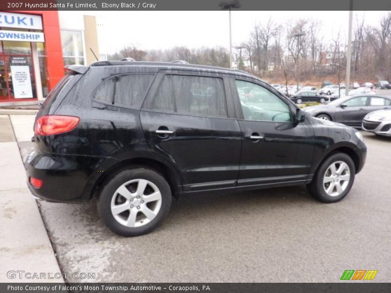 Ebony Black / Gray 2007 Hyundai Santa Fe Limited