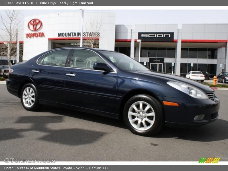 Blue Onyx Pearl / Light Charcoal 2002 Lexus ES 300