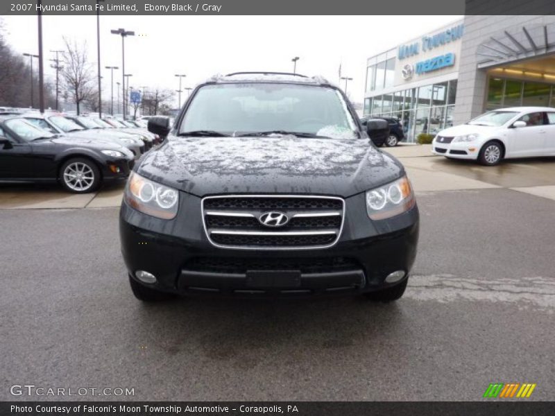 Ebony Black / Gray 2007 Hyundai Santa Fe Limited