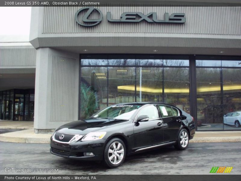 Obsidian Black / Cashmere 2008 Lexus GS 350 AWD
