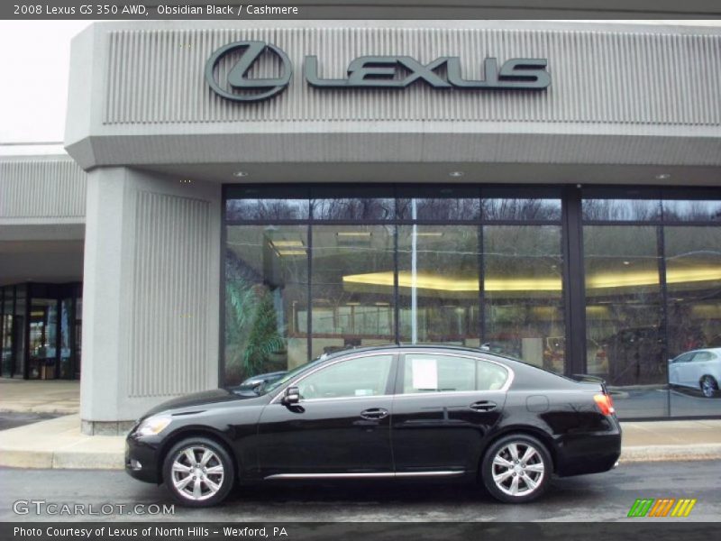 Obsidian Black / Cashmere 2008 Lexus GS 350 AWD