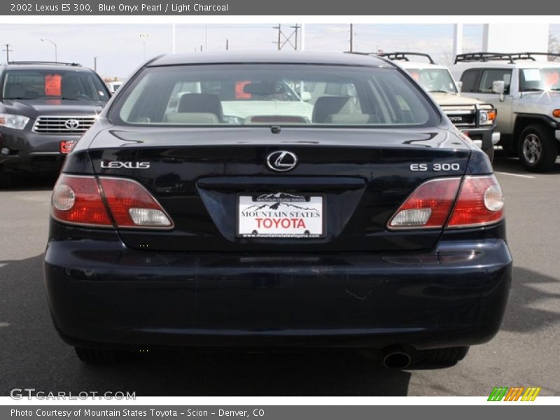 Blue Onyx Pearl / Light Charcoal 2002 Lexus ES 300