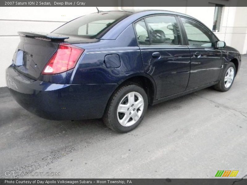 Deep Blue / Gray 2007 Saturn ION 2 Sedan