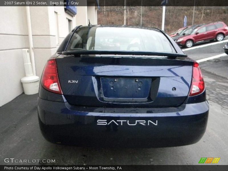Deep Blue / Gray 2007 Saturn ION 2 Sedan