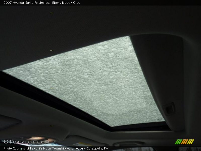 Ebony Black / Gray 2007 Hyundai Santa Fe Limited