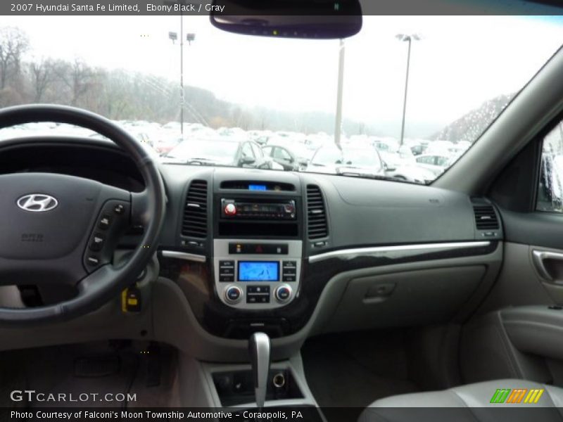 Ebony Black / Gray 2007 Hyundai Santa Fe Limited