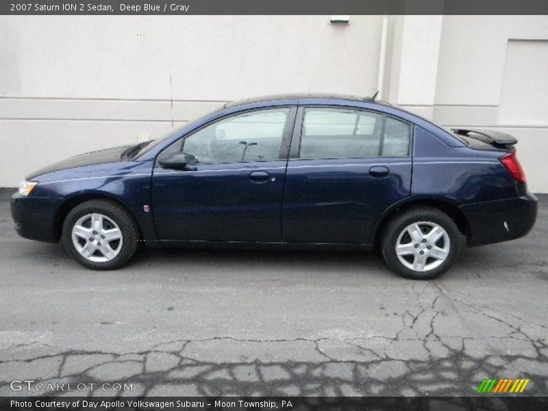 Deep Blue / Gray 2007 Saturn ION 2 Sedan