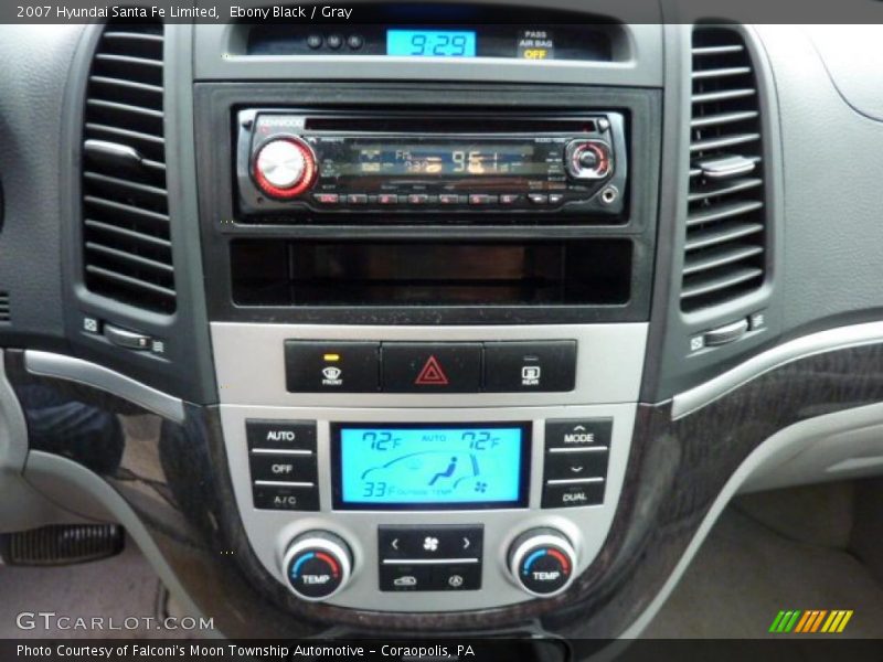 Ebony Black / Gray 2007 Hyundai Santa Fe Limited