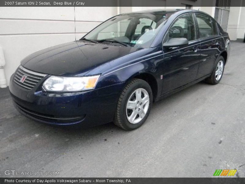 Deep Blue / Gray 2007 Saturn ION 2 Sedan