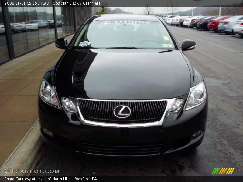 Obsidian Black / Cashmere 2008 Lexus GS 350 AWD