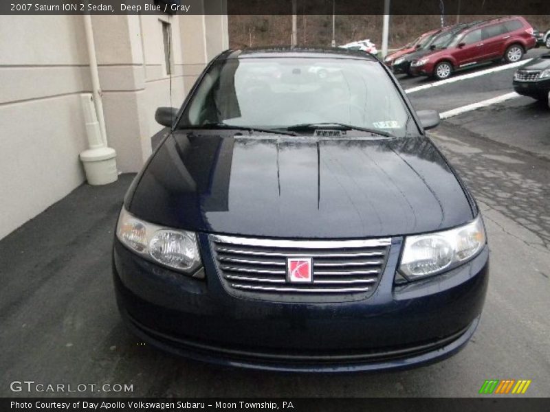 Deep Blue / Gray 2007 Saturn ION 2 Sedan