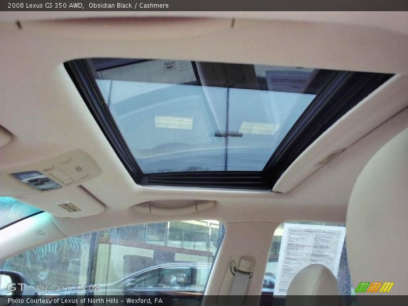 Obsidian Black / Cashmere 2008 Lexus GS 350 AWD