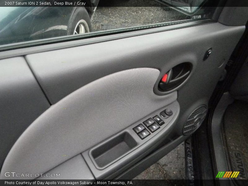 Deep Blue / Gray 2007 Saturn ION 2 Sedan