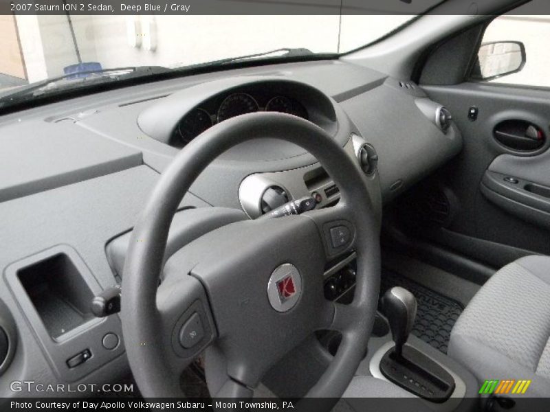 Deep Blue / Gray 2007 Saturn ION 2 Sedan