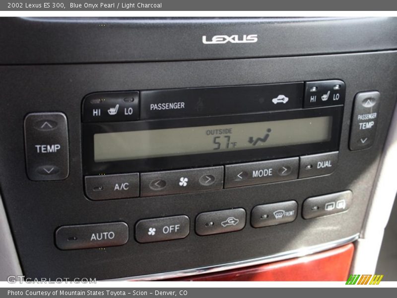 Blue Onyx Pearl / Light Charcoal 2002 Lexus ES 300