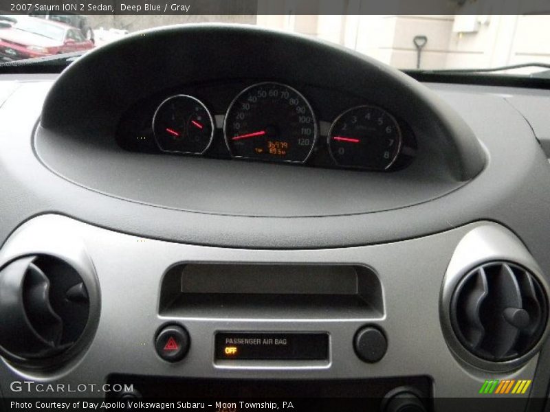 Deep Blue / Gray 2007 Saturn ION 2 Sedan