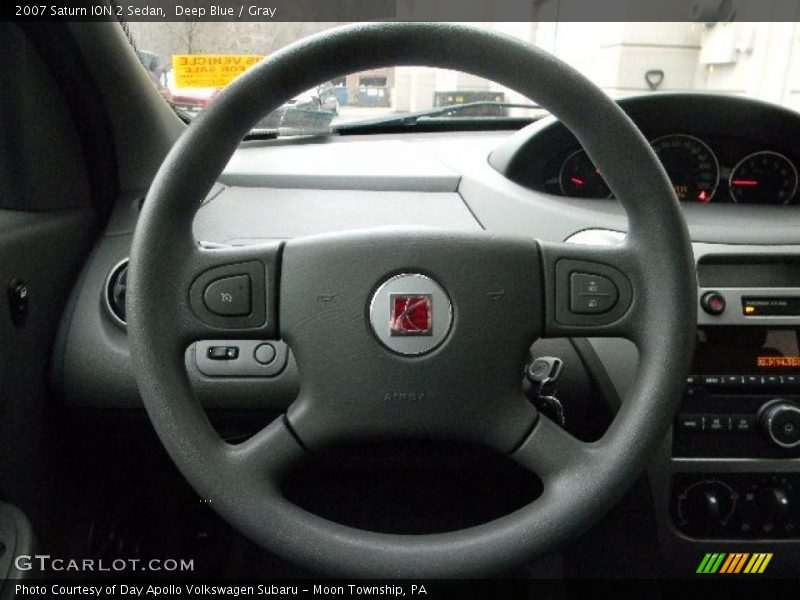 Deep Blue / Gray 2007 Saturn ION 2 Sedan