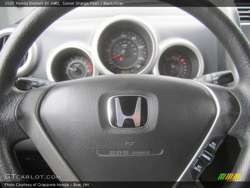 Sunset Orange Pearl / Black/Gray 2005 Honda Element EX AWD