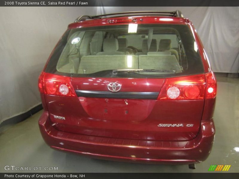 Salsa Red Pearl / Fawn 2008 Toyota Sienna CE