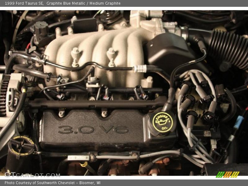 Graphite Blue Metallic / Medium Graphite 1999 Ford Taurus SE