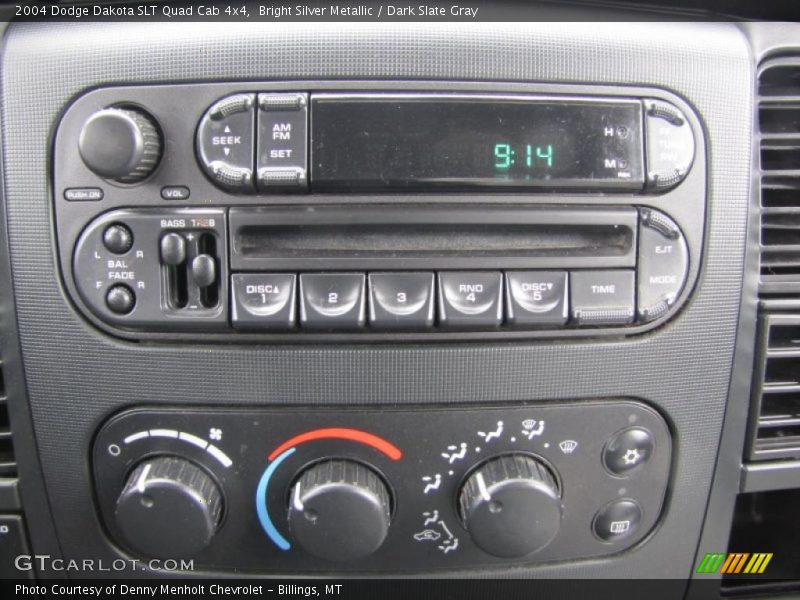 Bright Silver Metallic / Dark Slate Gray 2004 Dodge Dakota SLT Quad Cab 4x4