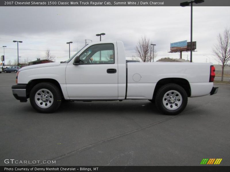 Summit White / Dark Charcoal 2007 Chevrolet Silverado 1500 Classic Work Truck Regular Cab