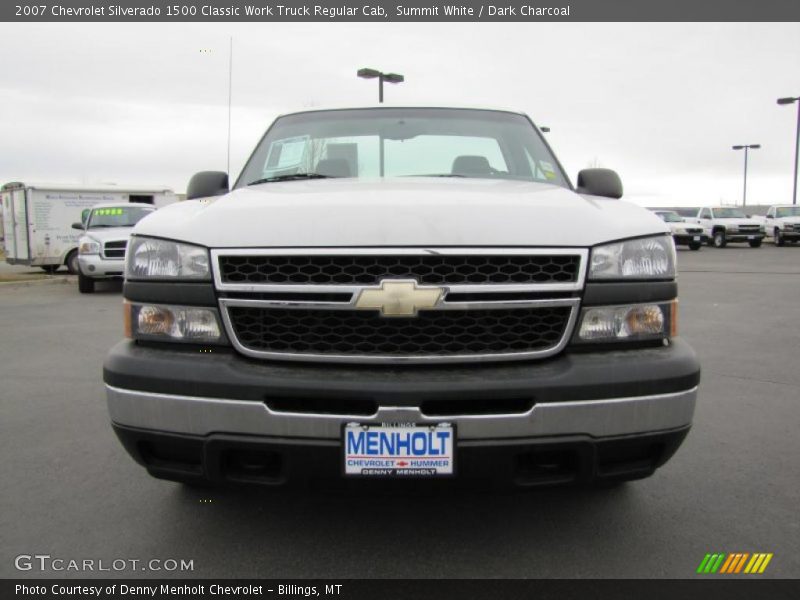 Summit White / Dark Charcoal 2007 Chevrolet Silverado 1500 Classic Work Truck Regular Cab