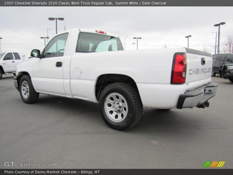 Summit White / Dark Charcoal 2007 Chevrolet Silverado 1500 Classic Work Truck Regular Cab