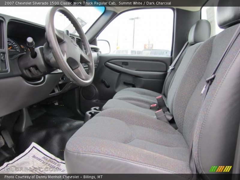  2007 Silverado 1500 Classic Work Truck Regular Cab Dark Charcoal Interior