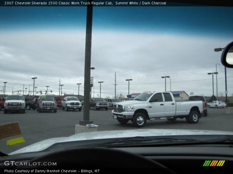 Summit White / Dark Charcoal 2007 Chevrolet Silverado 1500 Classic Work Truck Regular Cab
