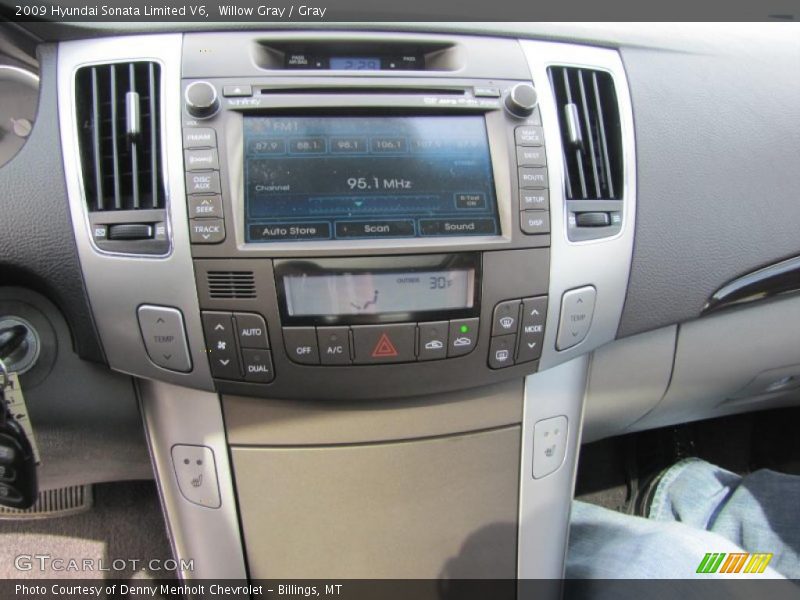 Willow Gray / Gray 2009 Hyundai Sonata Limited V6