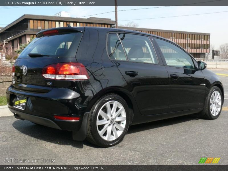 Black / Titan Black 2011 Volkswagen Golf 4 Door TDI