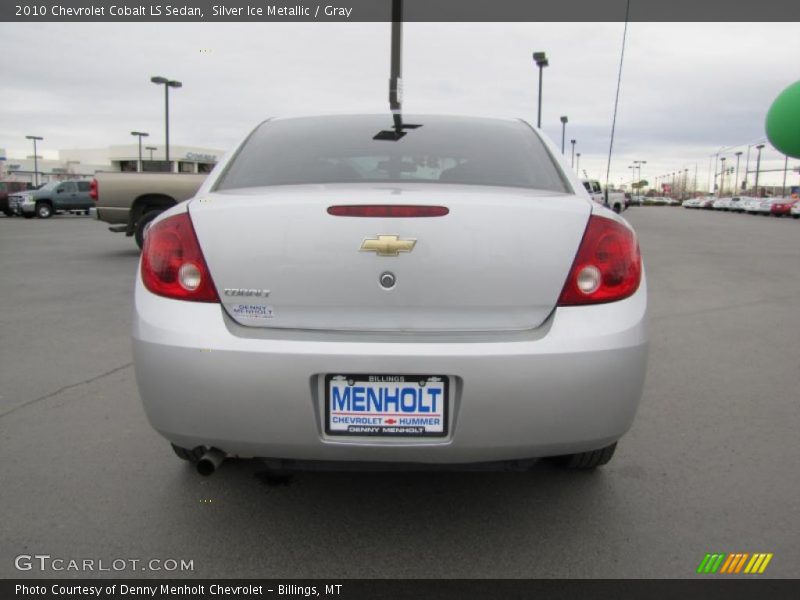 Silver Ice Metallic / Gray 2010 Chevrolet Cobalt LS Sedan