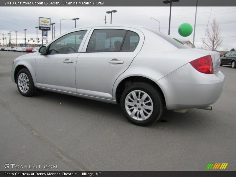 Silver Ice Metallic / Gray 2010 Chevrolet Cobalt LS Sedan