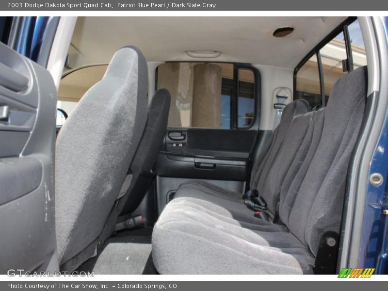 Patriot Blue Pearl / Dark Slate Gray 2003 Dodge Dakota Sport Quad Cab