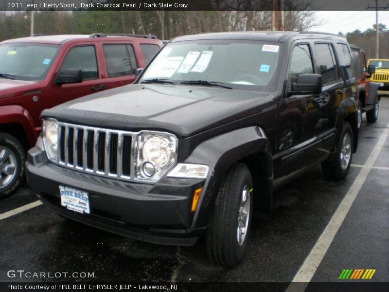 Dark Charcoal Pearl / Dark Slate Gray 2011 Jeep Liberty Sport