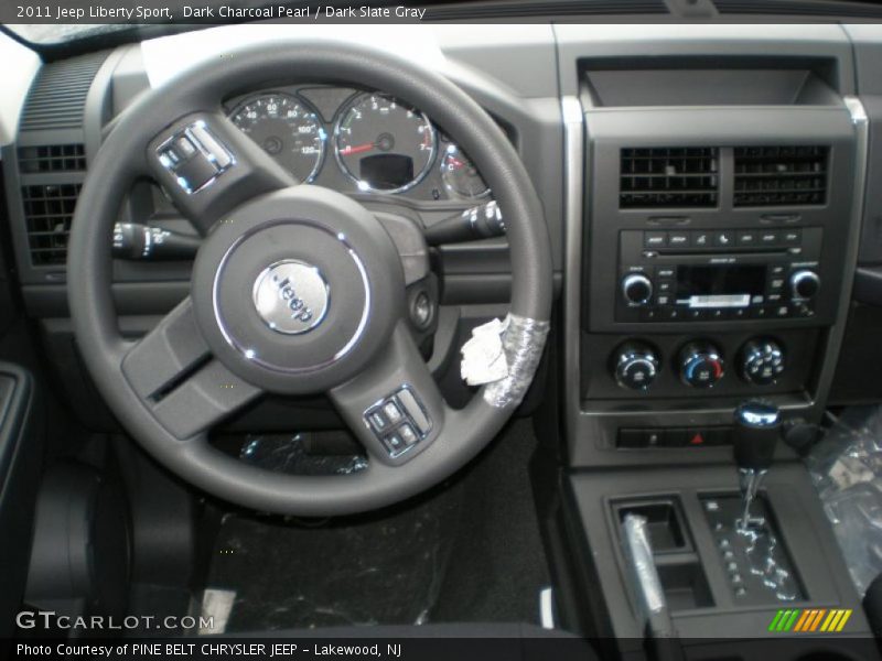 Dark Charcoal Pearl / Dark Slate Gray 2011 Jeep Liberty Sport